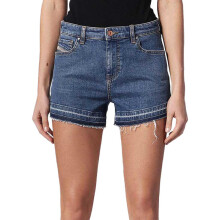 (W25) DIESEL DE SABY 0KARG Women Denim Jeans Shorts Raw edge Vintage Slim Sexy Shorts