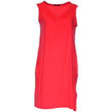 (S) DIESEL D ISBEL Womens Dress Plain Sleeveless Red Tops