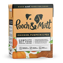 Pooch & Mutt - Wet Dog Food with Natural Ingredients - Grain Free, Complete & Fresh - Suitable for all Breeds & Sizes - Pumpkin & Pea, 12 x 375g