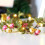 Garland String Lights Artificial Rose Flowers Vine Leaves 2M 20LEDs 8