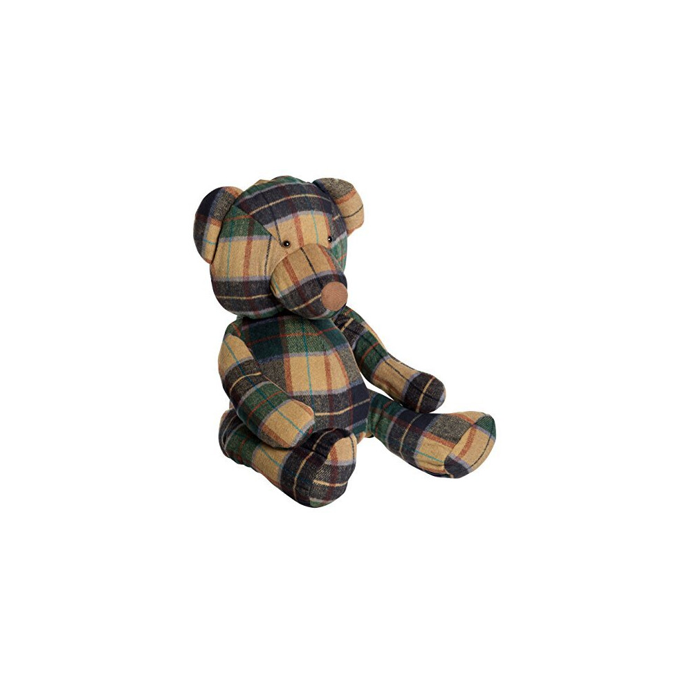 Heritage Large Check Bear Door Stop