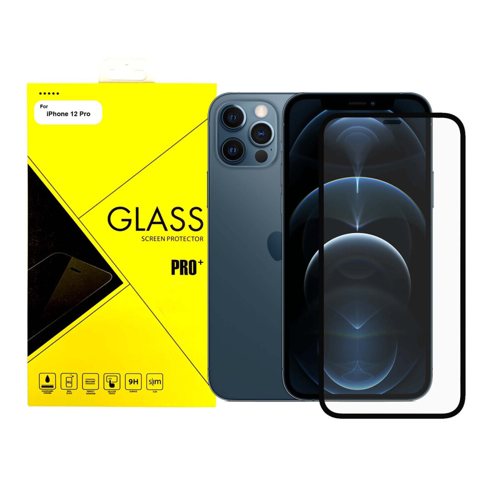 Tempered Glass Full Coverage Screen Protector Apple Iphone 12 Pro Max 6.7 Inch 304063156286