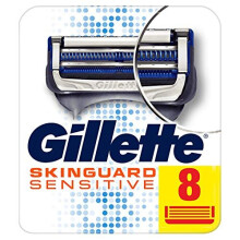 Gillette Skinguard Herenmesjes, Voor de Gevoelige Huid, Set van 8 mesjes