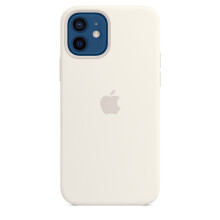 iPhone 12 | 12 Pro Silicone Case with MagSafe- White