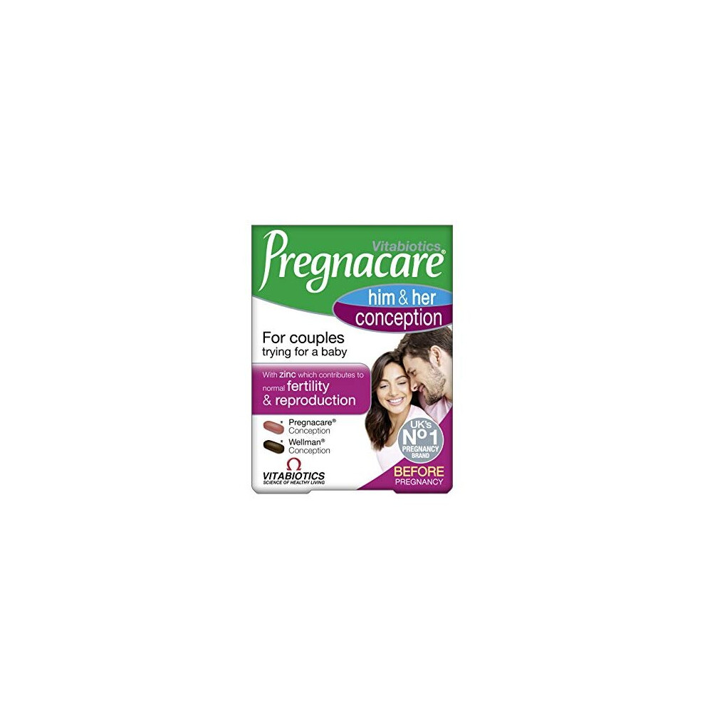 Pregnacare Vitabiotics His and Her Conception, 60 Tablets