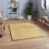 Think Rugs (80x150cm) Teddy Shaggy Rugs in Yellow Soft Plain Polyester Mats 1