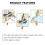 10'' Upgrade Saker Contour Gauge Profile Tool Contour Duplicator ABS With 2 Lock 4