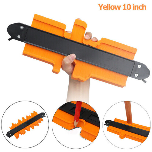 10'' Upgrade Saker Contour Gauge Profile Tool Contour Duplicator ABS With 2 Lock 2