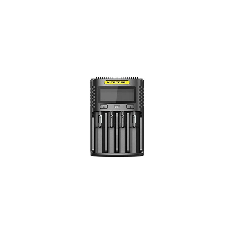 Nitecore Ums4 Universal Charger 3000 Ma Usb Adult Unisex, L: 159 X W: 107 X H: 41 Black 6952506492824