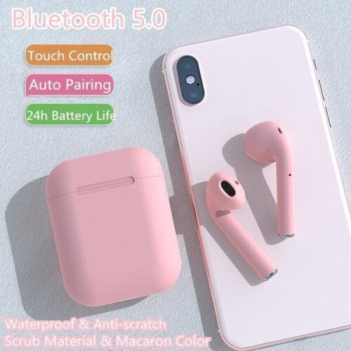 (black) i12 Wireless Earphones Bluetooth Headphones 1
