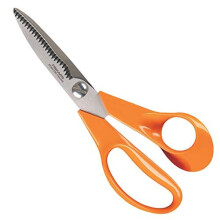 Fiskars Kitchen Scissors, Total Length: 18 cm, Quality Steel/Synthetic Material, Classic, 1000819, Standard