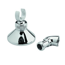 Nuie A310A Wall Bracket & Elbow Silver