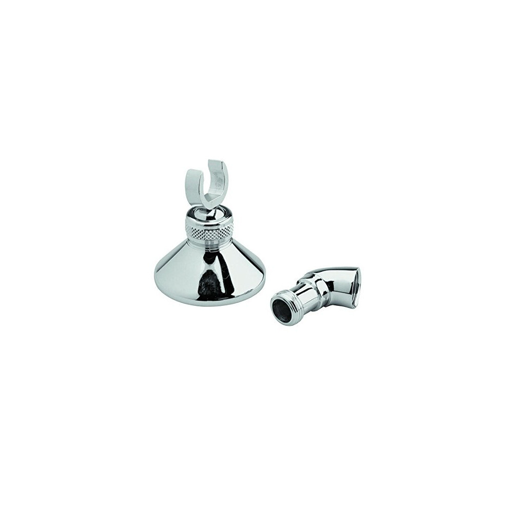 Nuie A310a Wall Bracket & Elbow Silver 5055146100607