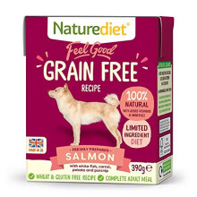 Naturediet Feel Good Grain Free Salmon and White Fish Complete Wet Food 390g x 18