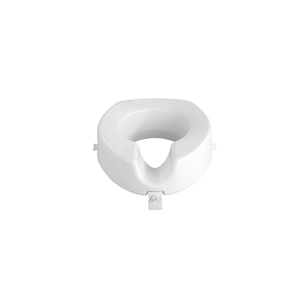Wenko 17950100 Secura Raised Toilet Seat, 41.5 X 17 X 44 Cm, White