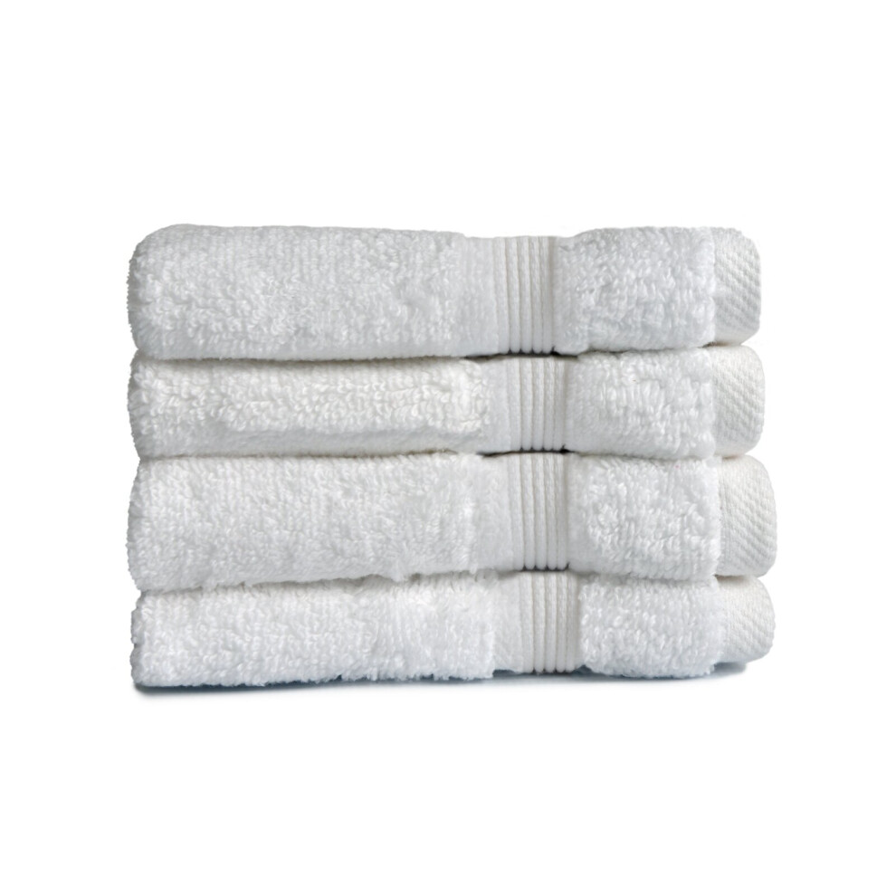 Luxury Zero Twist Egyptian Cotton Face Cloths - Pack of 4