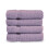 (Heather) Allure Zero Twist Egyptian Cotton 4 Pack Face Cloths Flannels 1