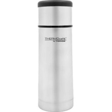 Thermos ThermoCafe Flat Top Stainless Steel Flask Vacuum Flask 1 Litre