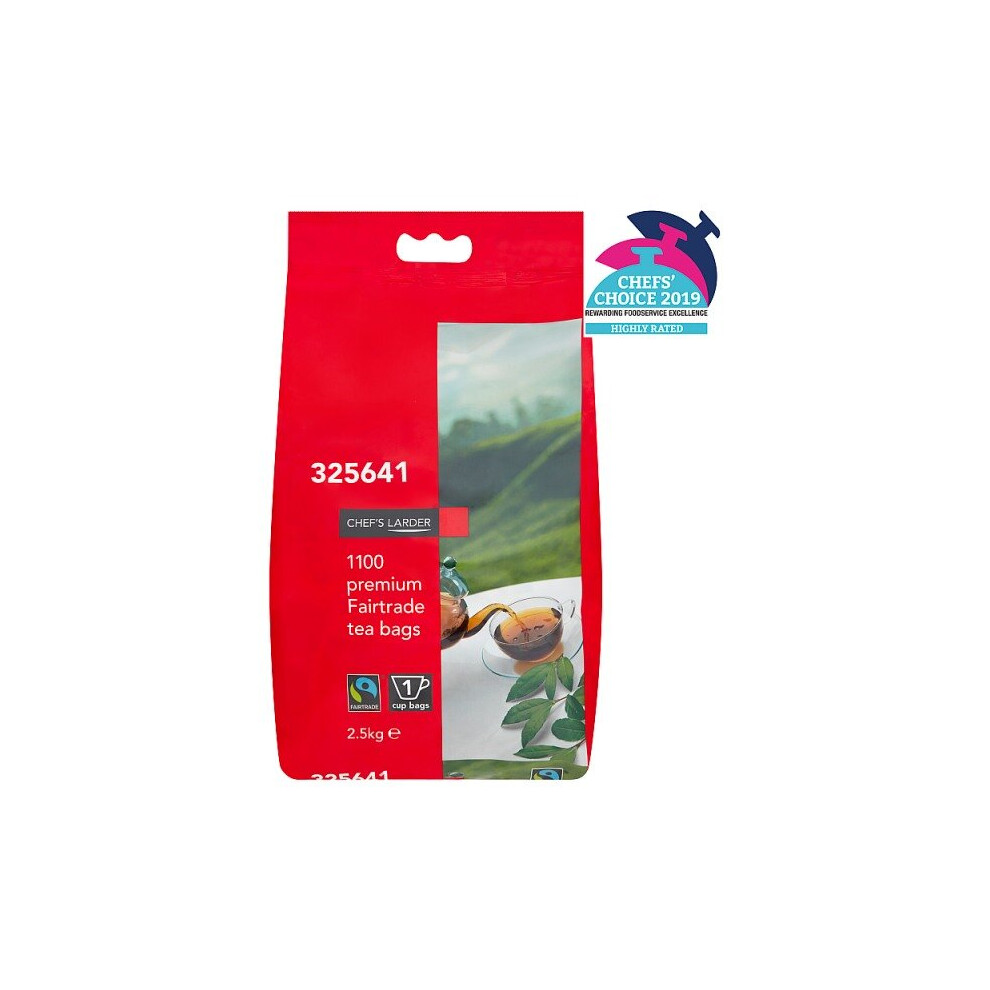 Chef's Larder 1100 Premium Fairtrade Tea Bags 2.5kg