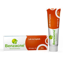 Benzacne 10% gel Benzyol Peroxide Acne Treatment 30g