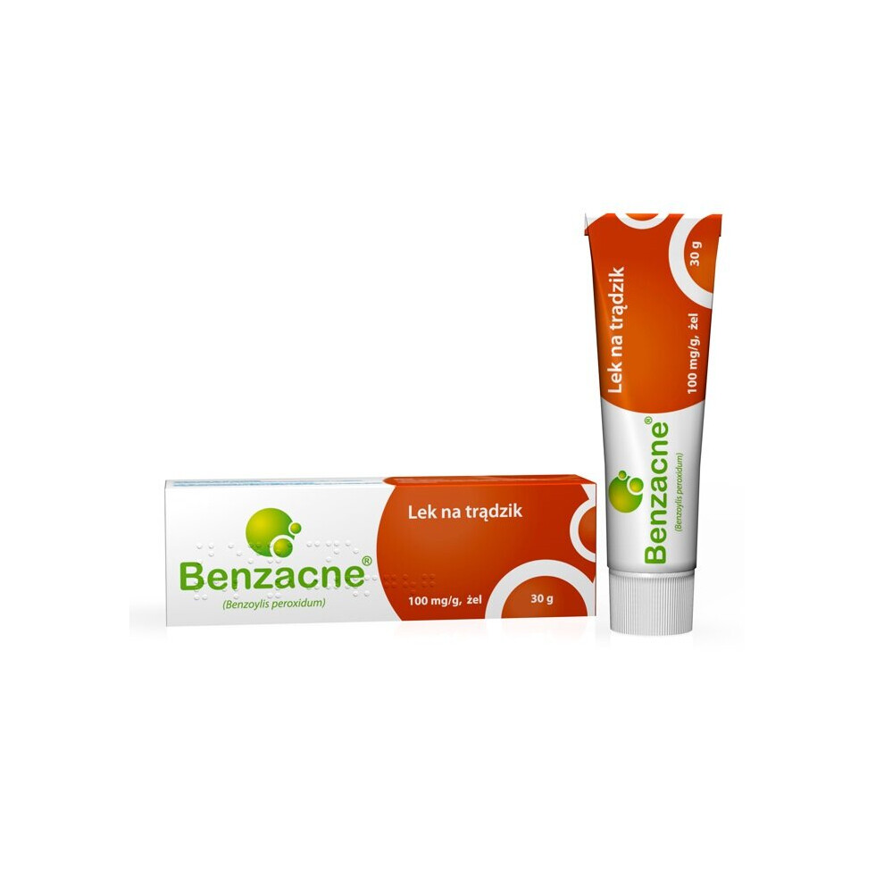 Takeda Pharma Benzacne 10% Gel Benzyol Peroxide Acne Treatment 30G