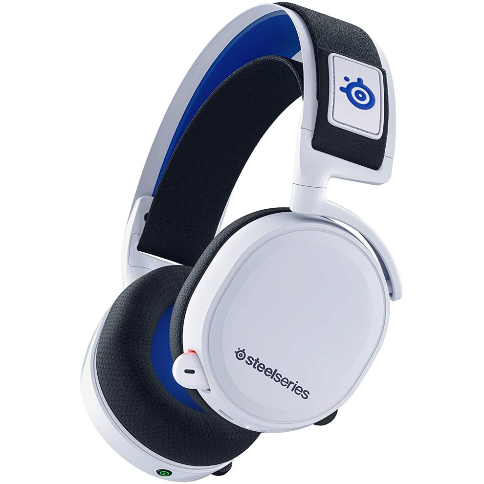 SteelSeries Arctis 7P Wireless - Lossless 2.4 Ghz Wireless Gaming Headset - For Playstation 5 and Playstation 4 - White (PS5)