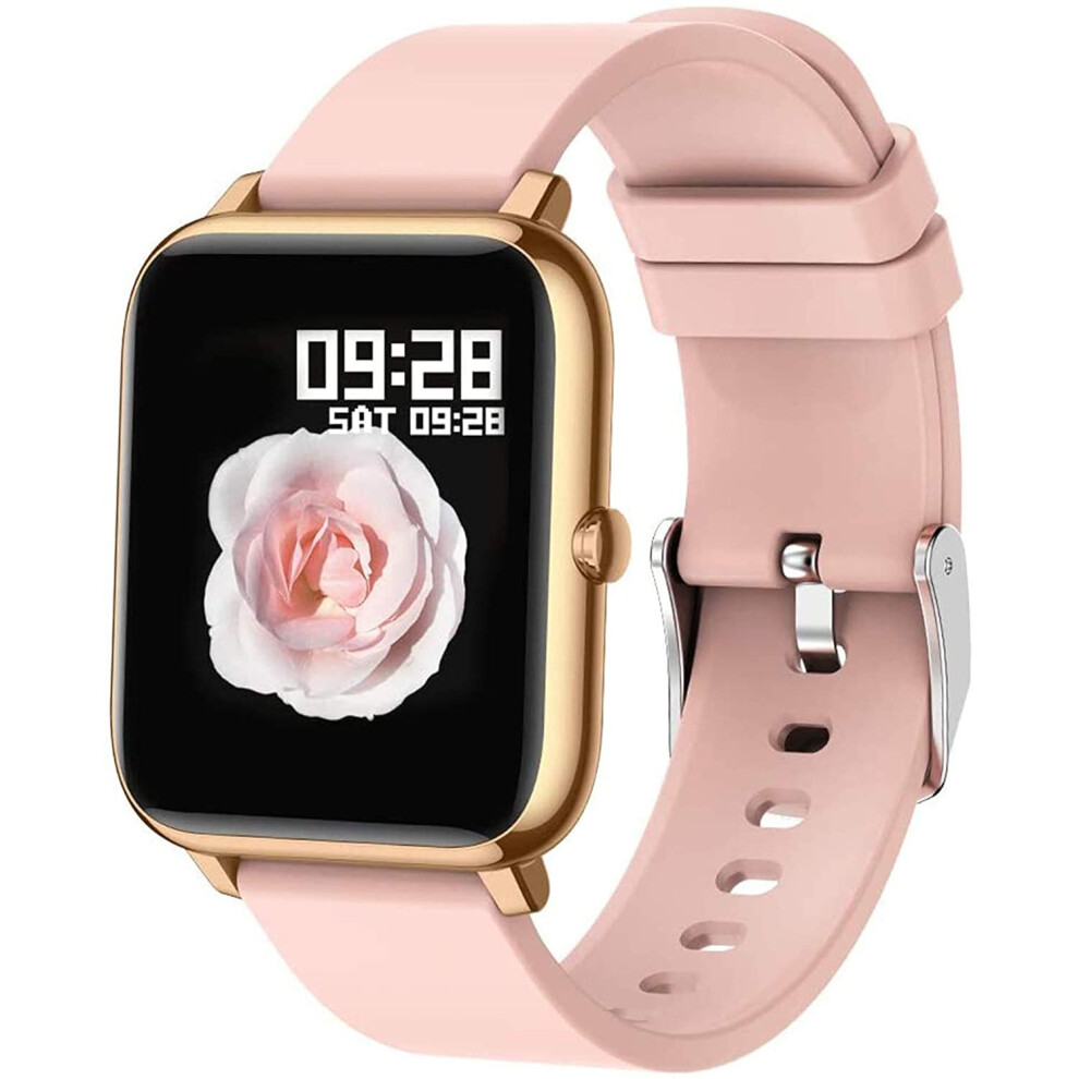 Popglory Smart Watch, Fitness Tracker with Blood Oxygen, Blood Pressure, Heart Rate Monitor, IP67 waterproof Smartwatch Fitness Watch Smart Watch for
