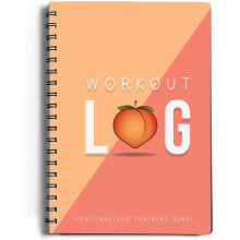 Workout Log Gym XL A5 Gym Fitness and Training Diary Set Goals Track 100 Workouts and Record Progress