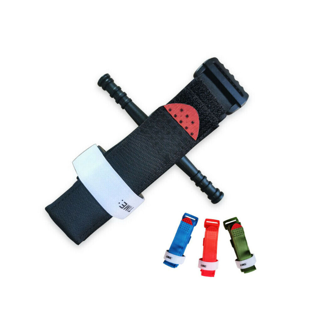 Black (Black) One Hand Emergency Tourniquet Combat Application First Aid Handed Outdoor Tool