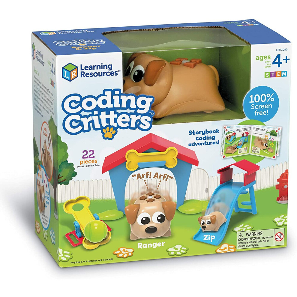 Learning Resources LER3080 Coding Critters: Ranger & Zip