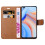 (Blue) For OPPO Reno4 Z 5G Leather Wallet Case 8