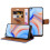(Blue) For OPPO Reno4 Z 5G Leather Wallet Case 11