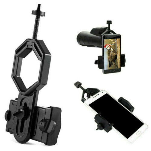 Universal Phone Telescope Cell Mount Adapter Holder Mount Bracket Spotting Scope 2