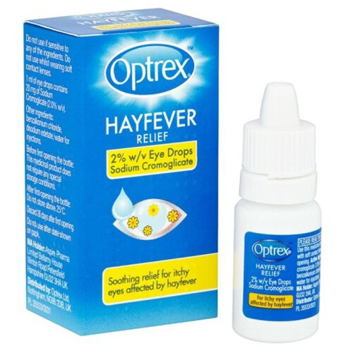 Optrex Optrex Hayfever Relief - Sodium Cromoglicate 2% w/v - 10ml