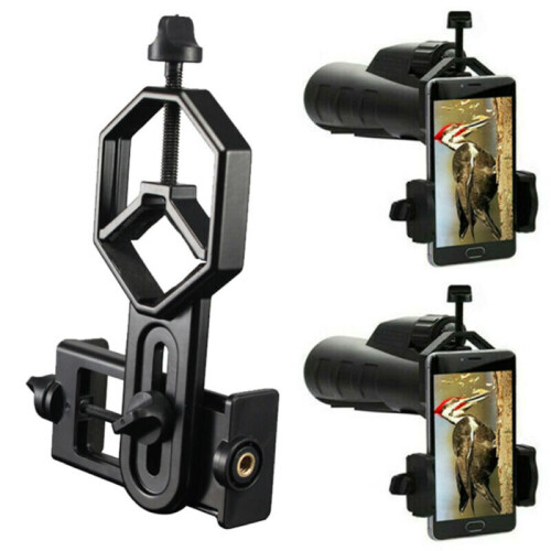 Universal Phone Telescope Cell Mount Adapter Holder Mount Bracket Spotting Scope 1