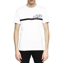 (XS) DIESEL BLACK GOLD TY STRIPESCAR Mens T-Shirt Short Sleeve Crew Neck Casual Tee