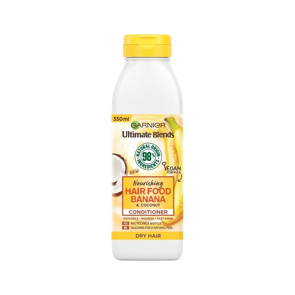 Garnier Ultimate Blends Nourishing Hair Food Banana & Coconut Conditioner - 350ml