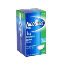 Nicotinell Mint 1mg komprimiert Nikotin Lutschtablette - 96 regelmäßige Stärke Lutschtabletten - Zuckerfrei