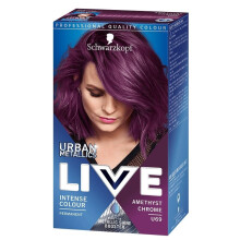 Schwarzkopf Live Permanent Urban Metallics Intense Colour Amethyst Chrome U69