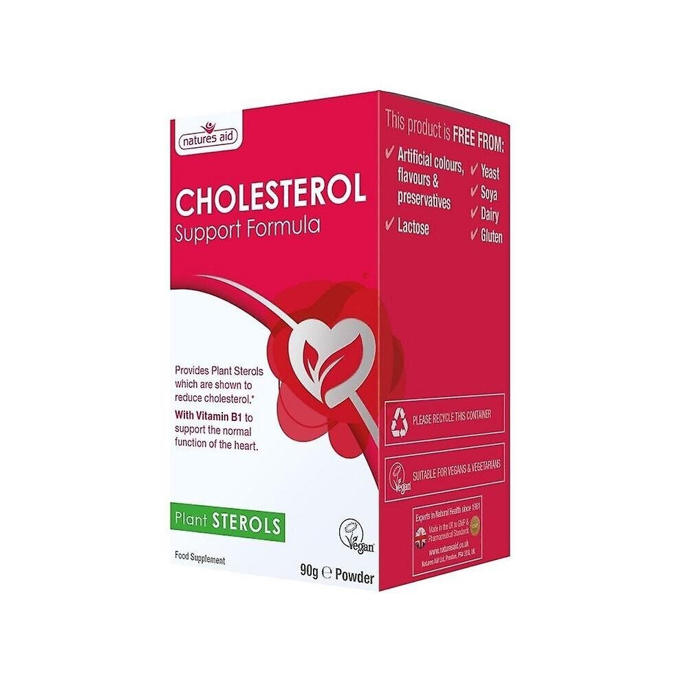 Natures Aid Cholesterol Support Formula With Plant Sterols - 90g Powder