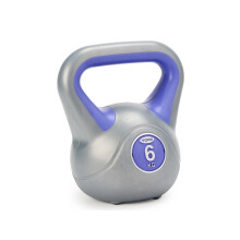 York Fitness Vinyl Coated Gym Training Home Kettlebell - 6kg