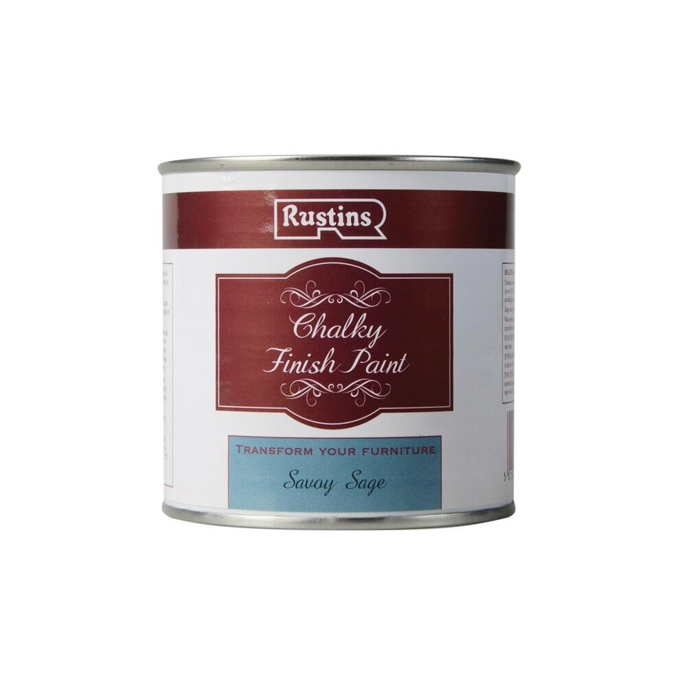 Rustins Chalky Finish Paint, Savoy Sage 250ml RUSCPSS250