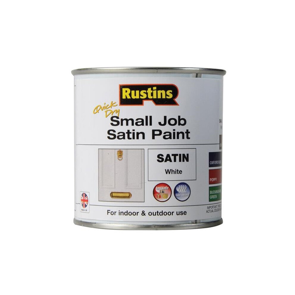 Quick Dry Small Job Satin Paint White 250Ml