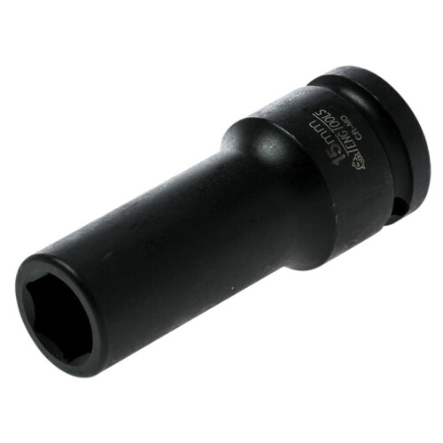 Teng Deep Impact Socket Hexagon 6 Point 1/2in Drive 15mm