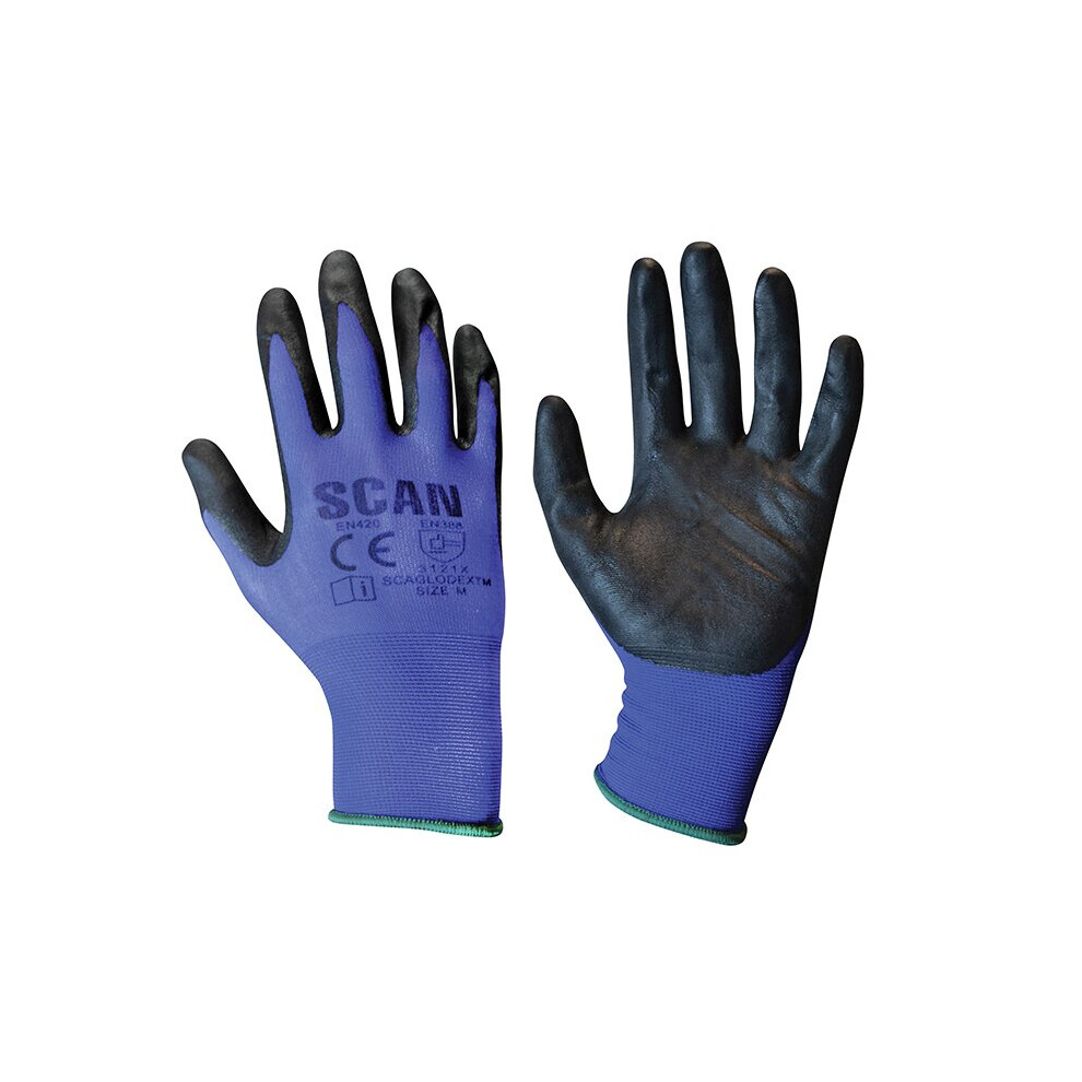 Scan Max. Dexterity Nitrile Gloves - () Medium