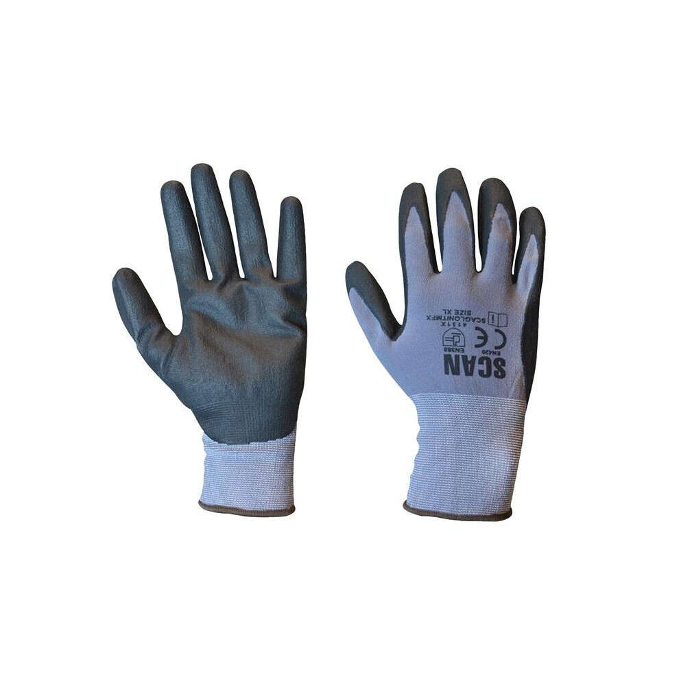 Scan Breathable Microfoam Nitrile Gloves - () Medium
