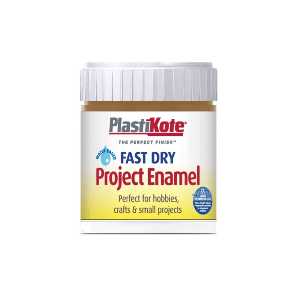 Plasti-kote Fast Dry Enamel Paint B17 Bottle Nut Brown 59ml PKTB17W