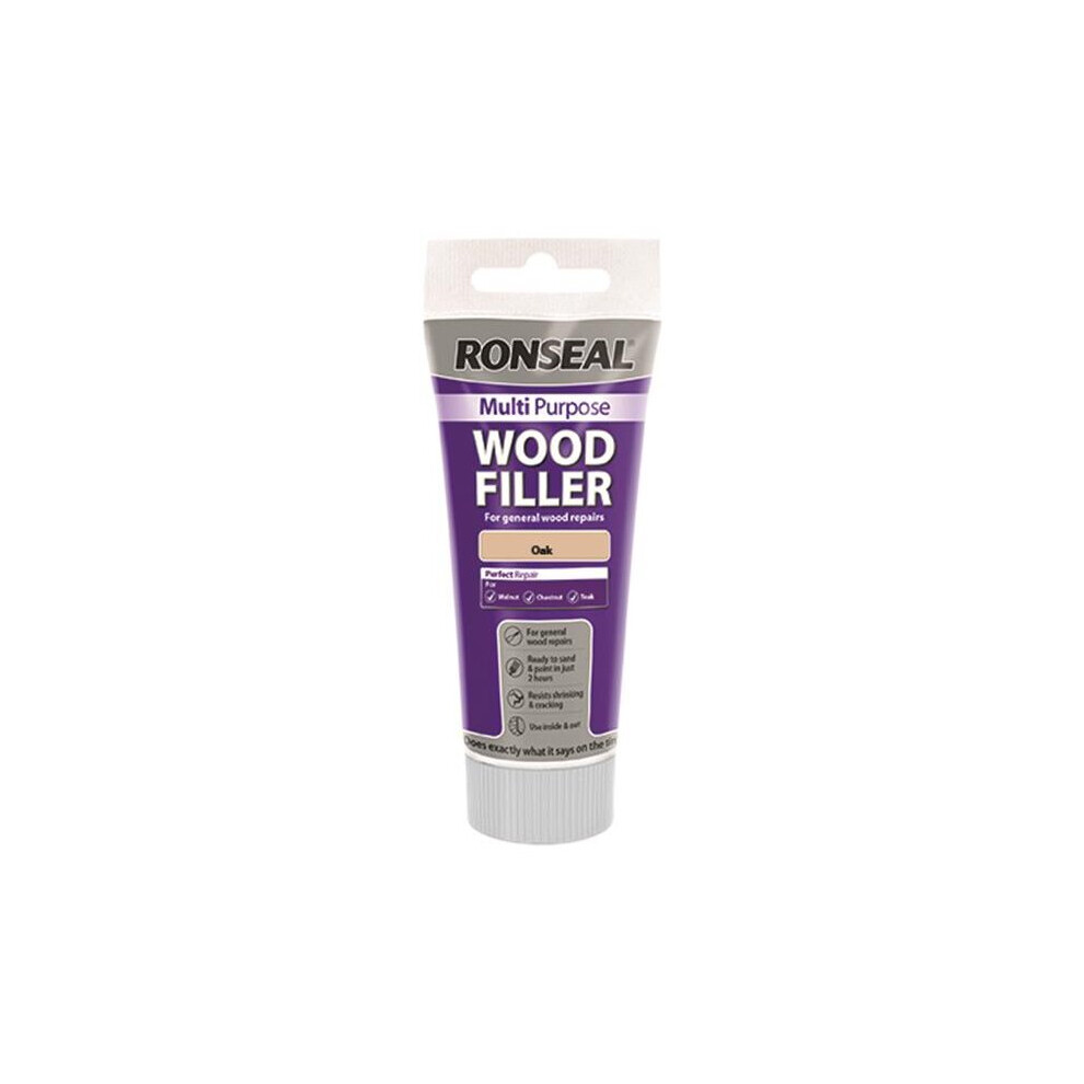 Ronseal Multi Purpose Wood Filler Tube Oak 325g