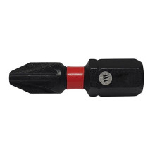 ForgeFix ForgeFast Pozidriv Compatible Impact Bit PZ1 x 25mm (Card 2) FFBPZ125C