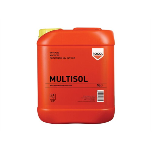 ROCOL MULTISOL Water Mix Cutting Fluid 5 Litre ROC35226